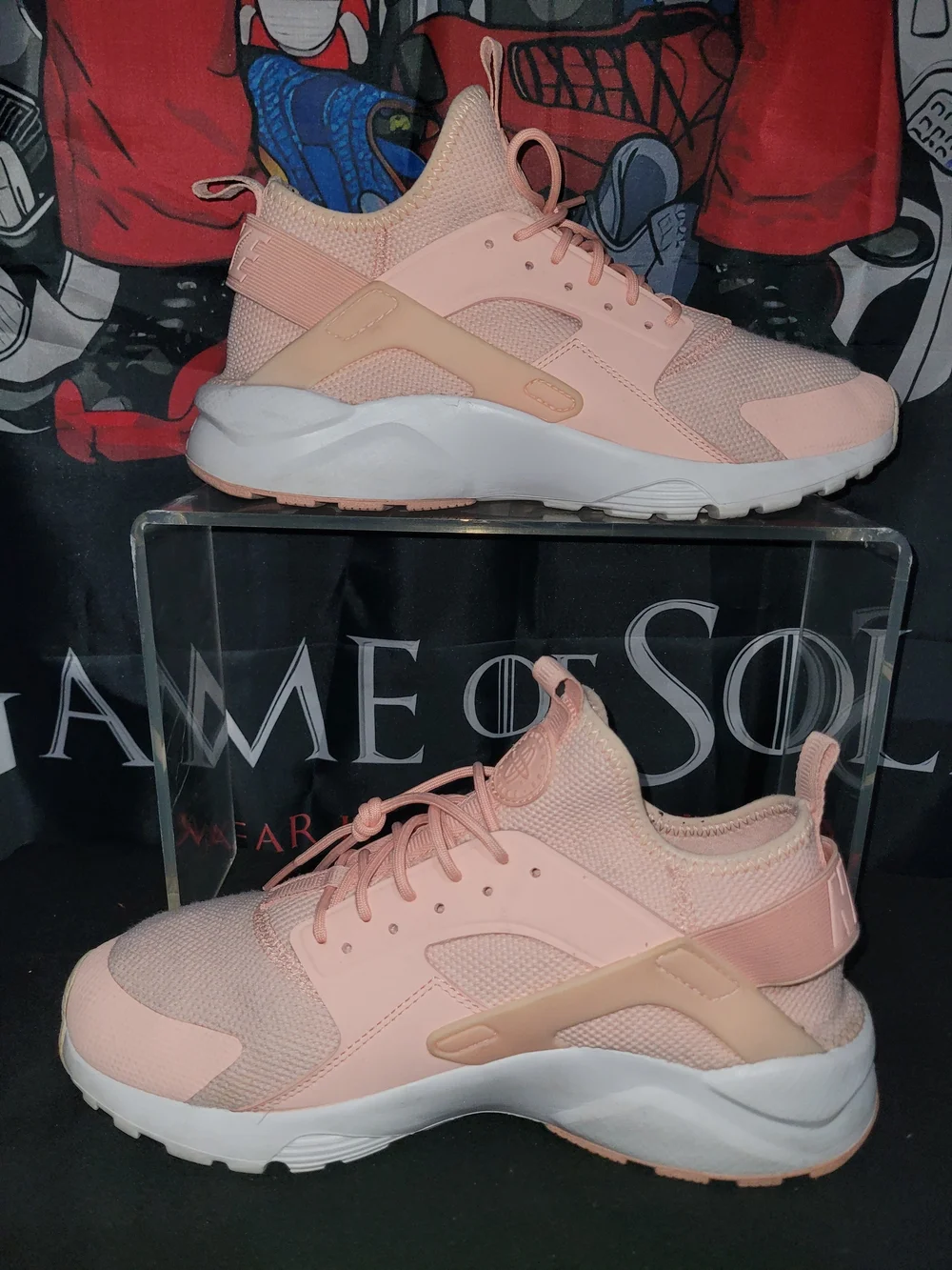 Nike Air Huarache Run Ultra Athletic Sneakers Breathe Arctic Orange